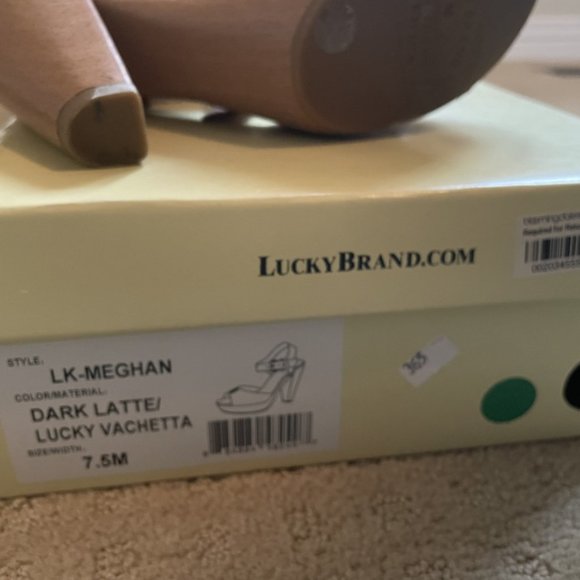 Lucky Brand Tan Heels - Picture 4 of 4